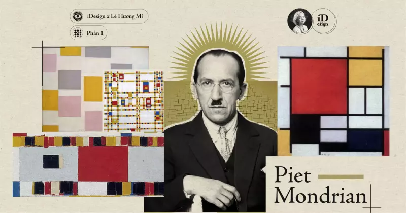 Mondrian - người đưa phong cách color block trở nên phát triển