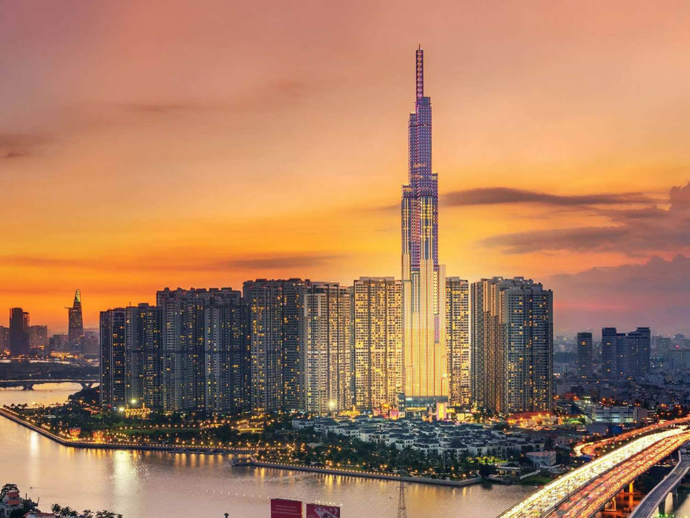 Văn phòng hạng A: Landmark 81: Tòa nhà cao nhất Việt Nam. Chiều cao: 81 tầng nổi và 03 tầng hầm