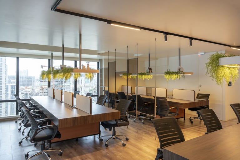 Thiết kế văn phòng nhỏ có không gian làm việc mở, dễ dàng trao đổi thông tin