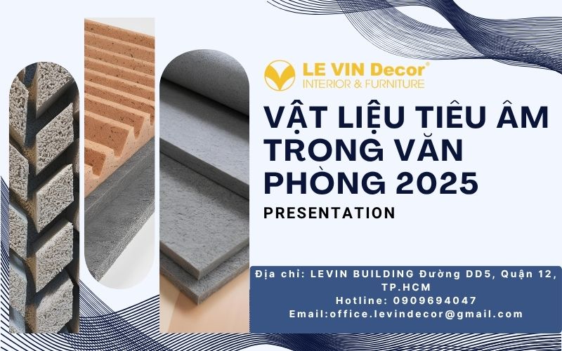 Vật liệu tiêu âm trong văn phòng