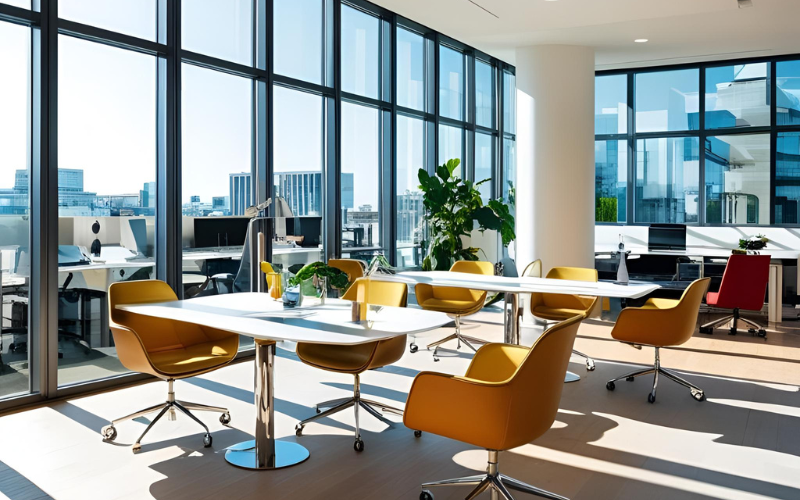 Thiết Kế Văn Phòng Có Cửa Sổ