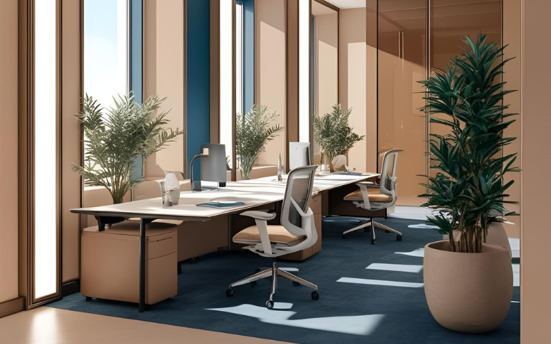 Thiết Kế Văn Phòng Có Cửa Sổ