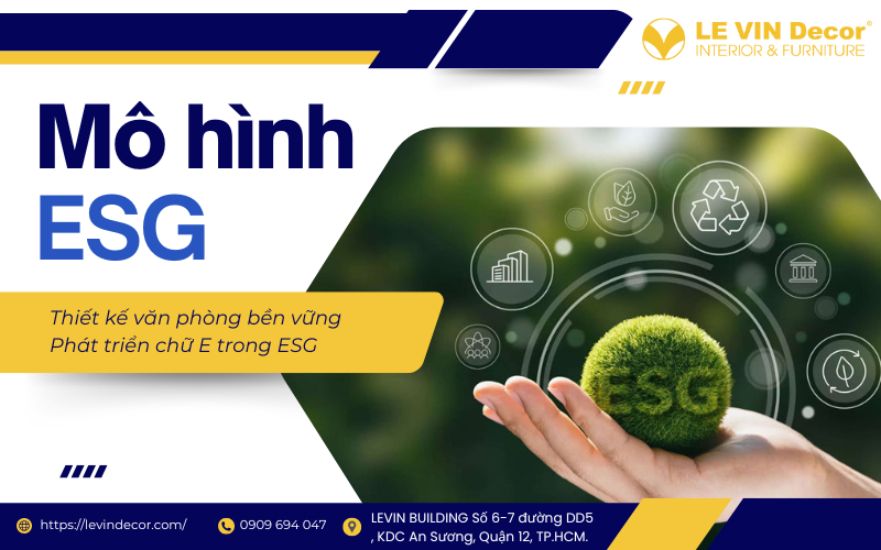 thiết kế văn phòng bền vững