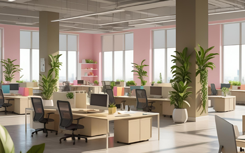 sơn tường văn phòng