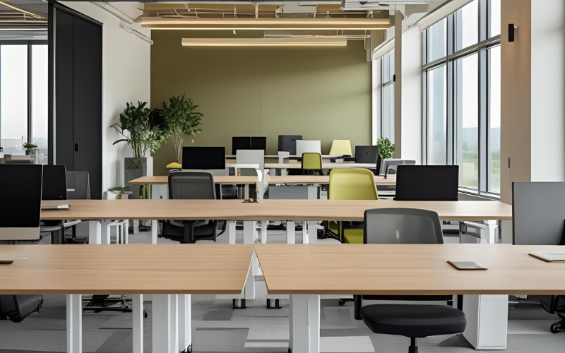 Văn phòng màu lạnh