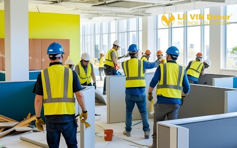 Cải Tạo Văn Phòng Từ A Đến Z Năm 2025: Quy Trình Chuẩn Cho Doanh Nghiệp