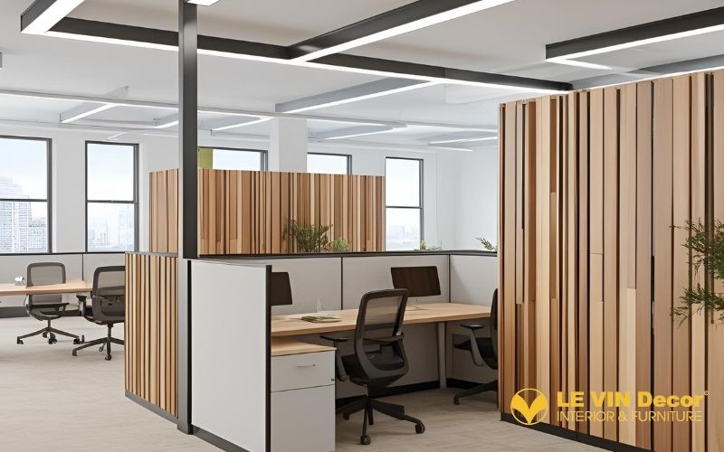 Tấm Ốp Gỗ Nhựa Văn Phòng