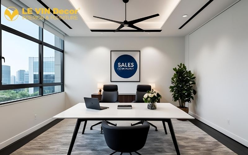 Mẫu thiết kế văn phòng sale đẹp