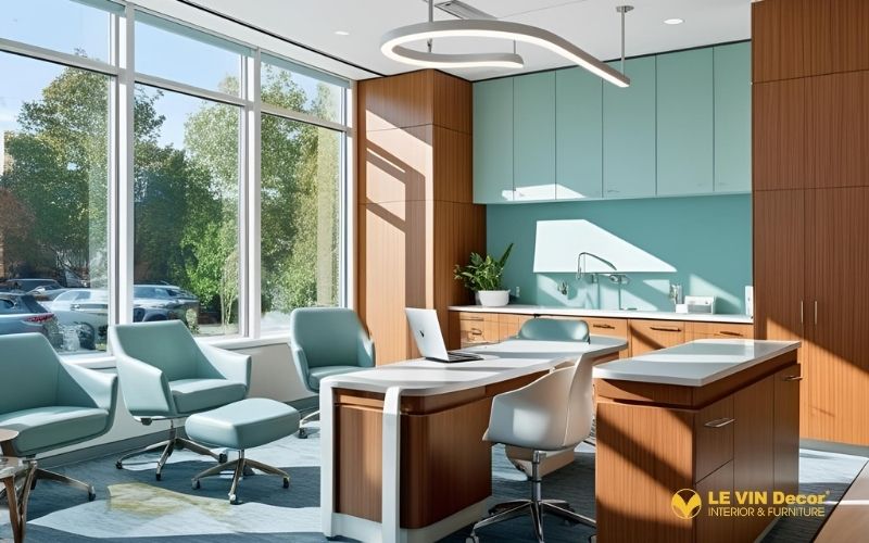 Thiết kế nội thất văn phòng y tế