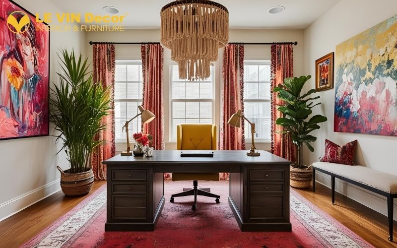 Áp dụng nghệ thuật vào thiết kế văn phòng nghệ thuật