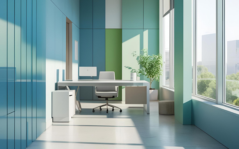 sơn tường văn phòng