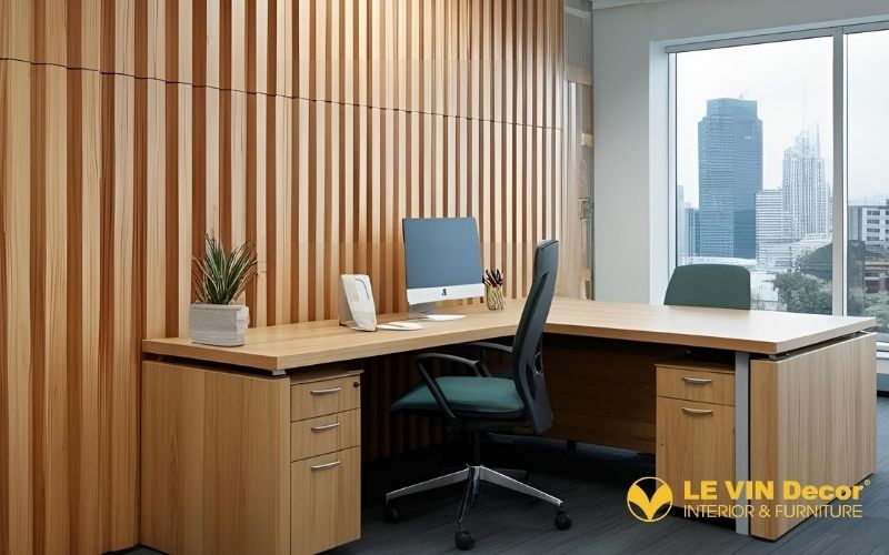 Tấm Ốp Gỗ Nhựa Văn Phòng