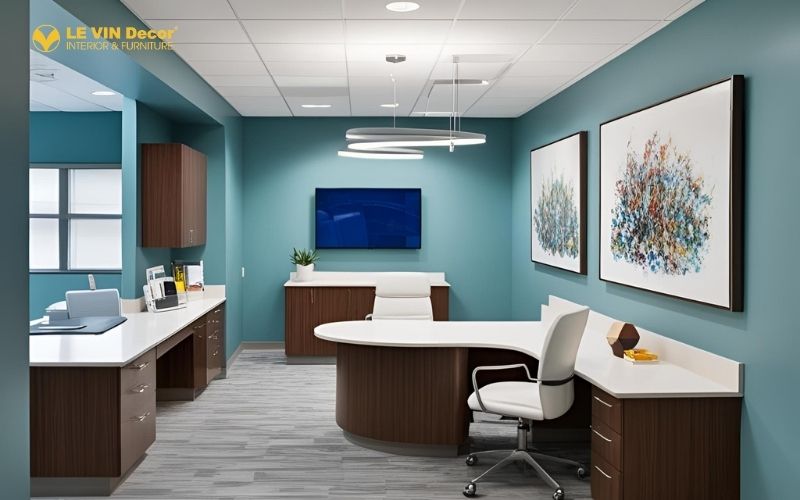 Thiết kế nội thất văn phòng y tế