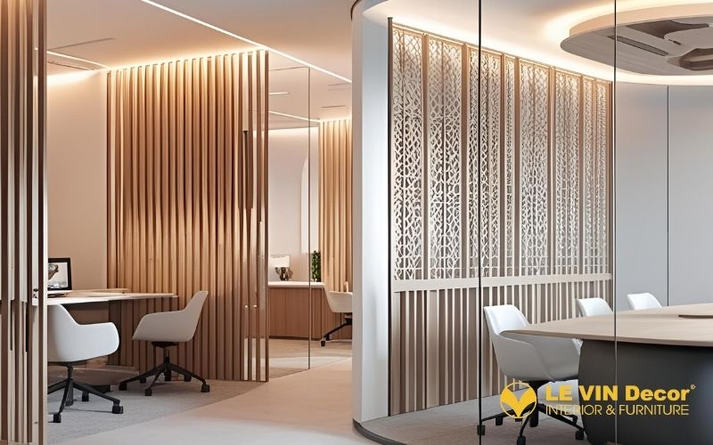 Tấm Ốp Gỗ Nhựa Văn Phòng