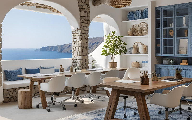 phong cách santorini