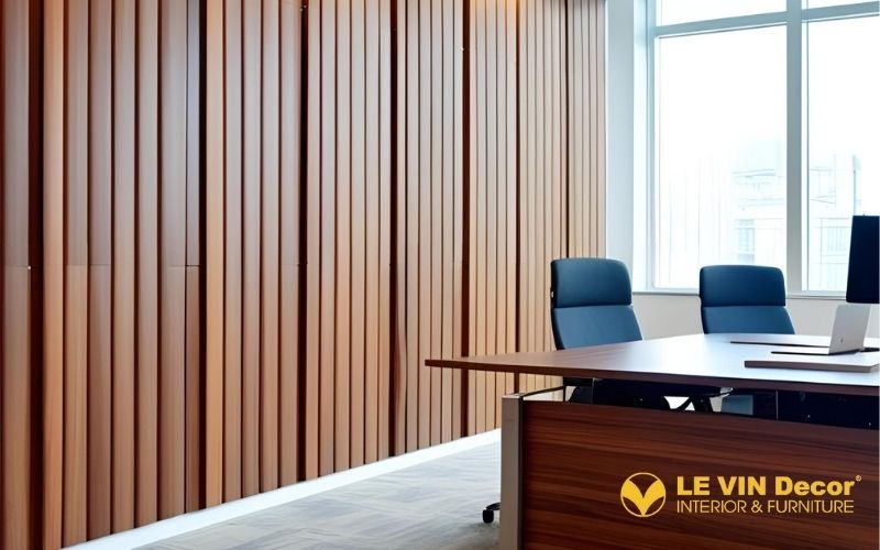 Tấm Ốp Gỗ Nhựa Văn Phòng