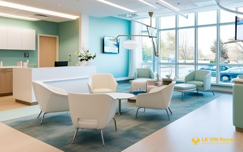 Thiết kế nội thất văn phòng y tế