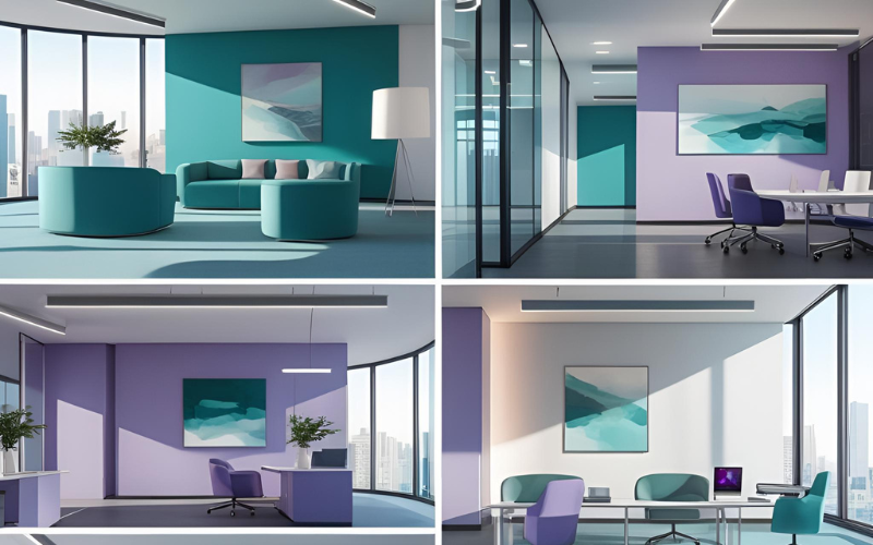 sơn tường văn phòng