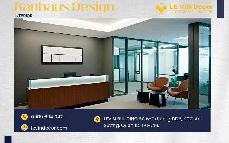 Phong Cách Thiết Kế Văn Phòng Bauhaus