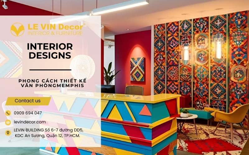 Phong Cách thiết kế văn phòng Memphis