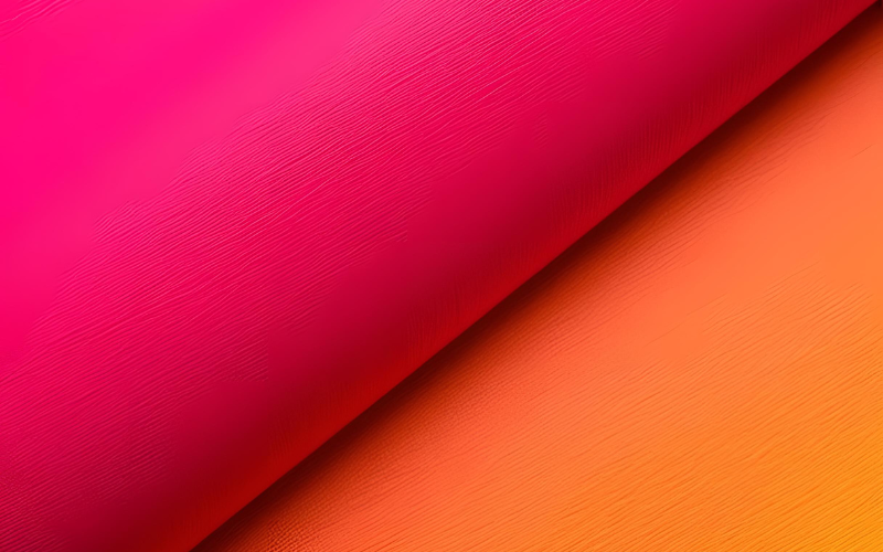 Gradient màu nóng hồng, cam, đỏ