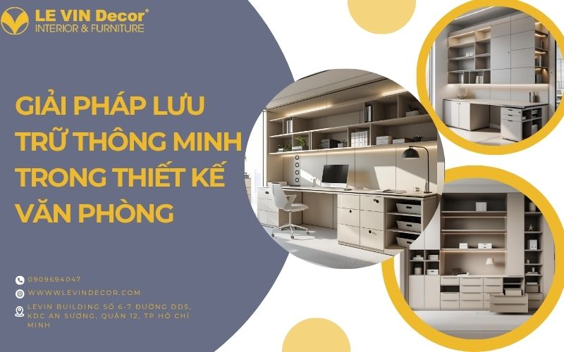 lưu trữ thông minh trong thiết kế văn phòng