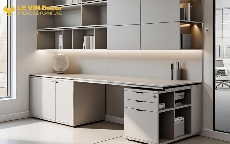 Lưu trữ thông minh trong thiết kế văn phòng