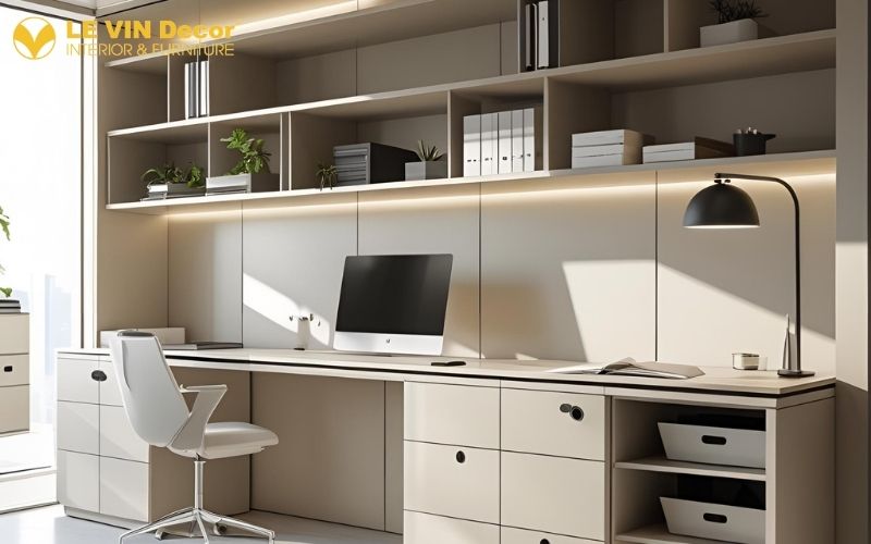 Lưu trữ thông minh trong thiết kế văn phòng