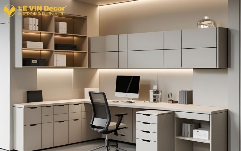 Lưu trữ thông minh trong thiết kế văn phòng