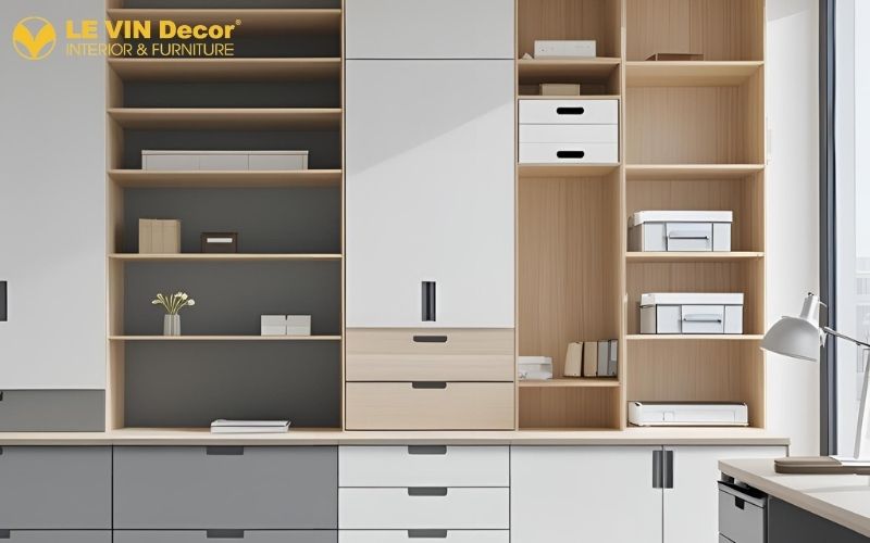 Lưu trữ thông minh trong thiết kế văn phòng