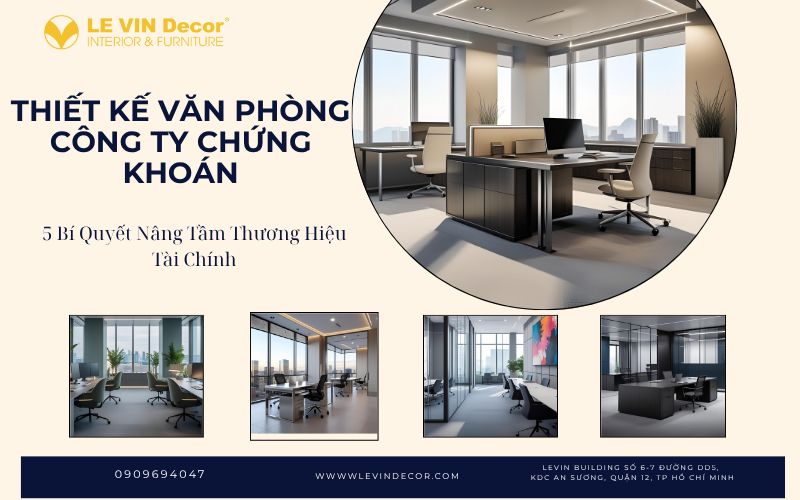 Thiết kế văn phòng công ty chứng khoán