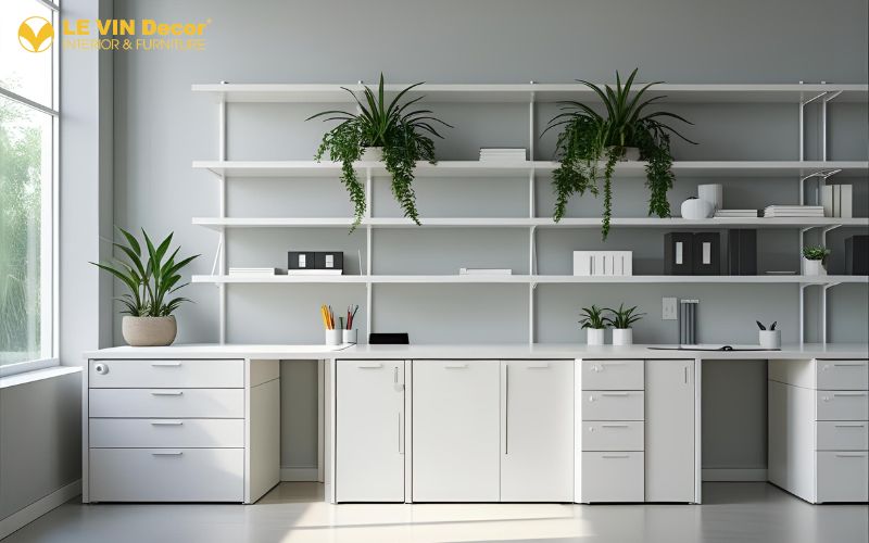 Tối Ưu Hóa Không Gian Với Kệ và Ngăn Kéo Thông Minh