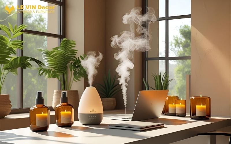 Tạo Mùi Hương Dễ Chịu Với Tinh Dầu hoặc Nến Thơm