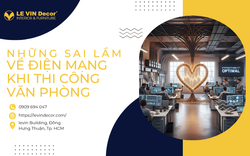 Điện Mạng Khi Thi Công Văn Phòng