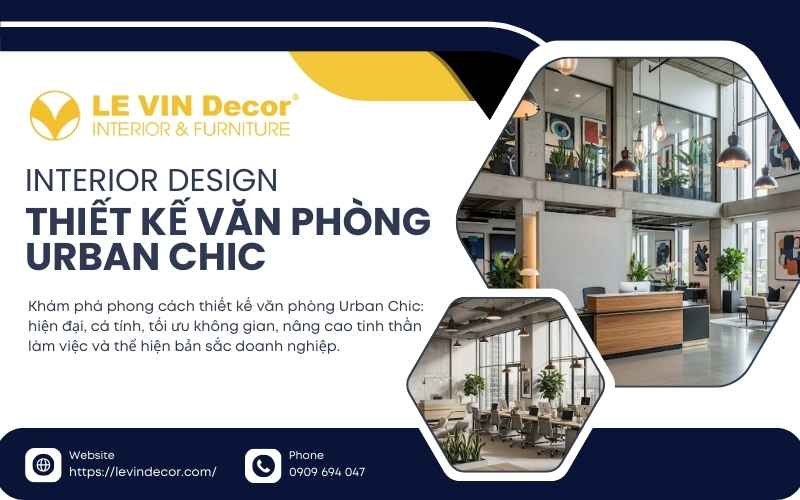 Thiết kế văn phòng Urban Chic