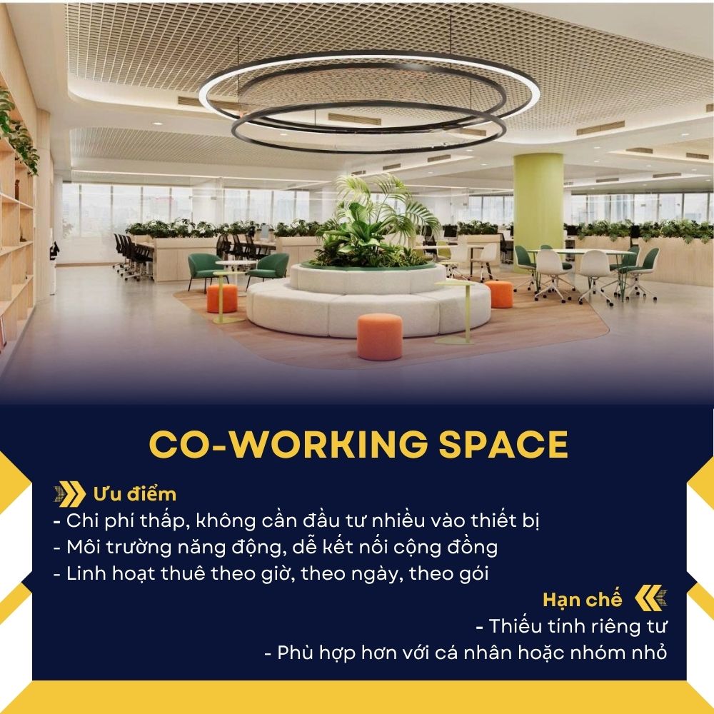 Co-working space – Giải pháp linh hoạt cho startup & freelancer