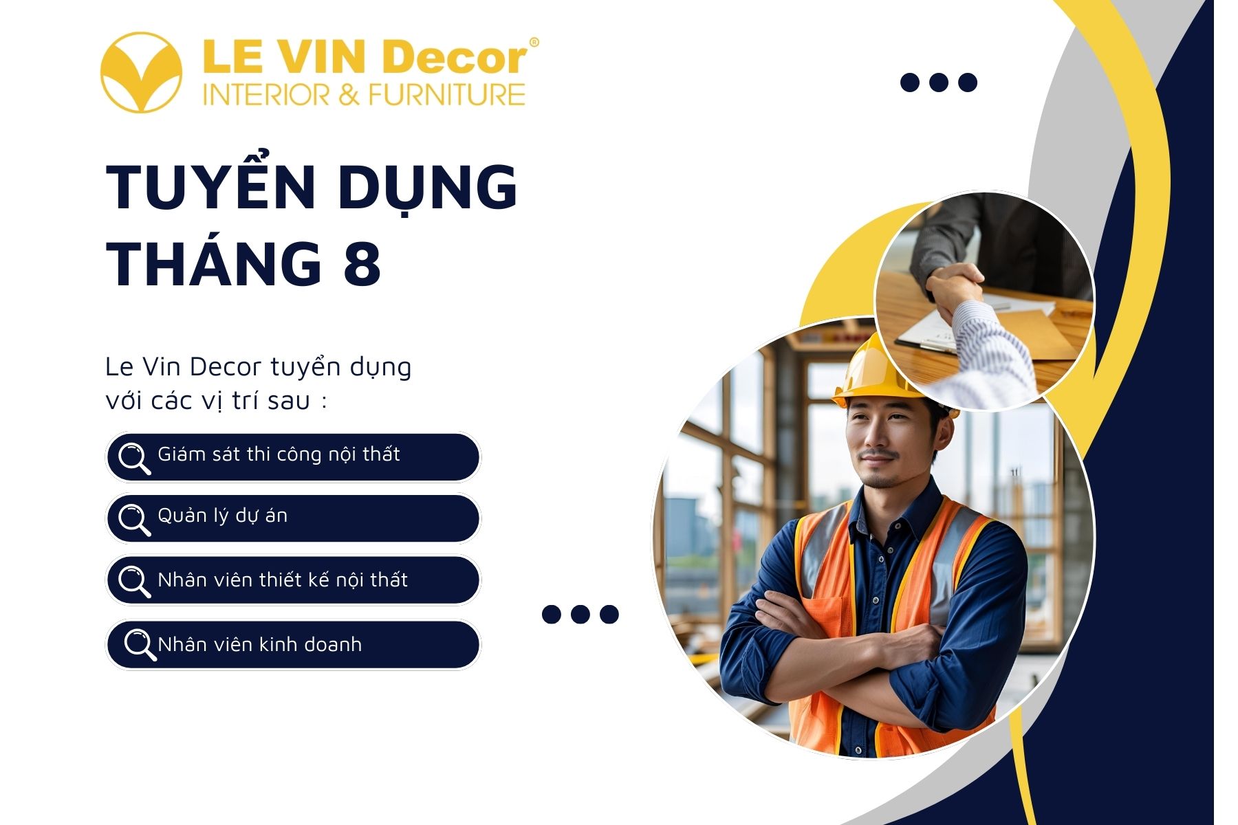 Le Vin Decor tuyển dụng tháng 8
