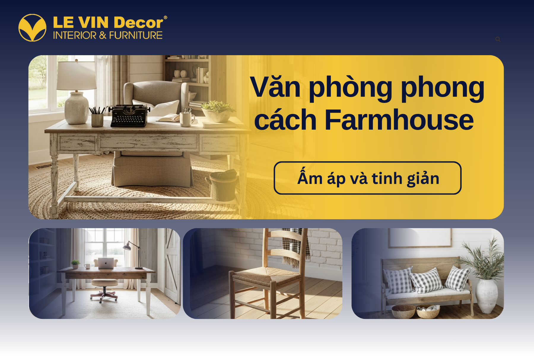 Nội thất văn phòng Farmhouse