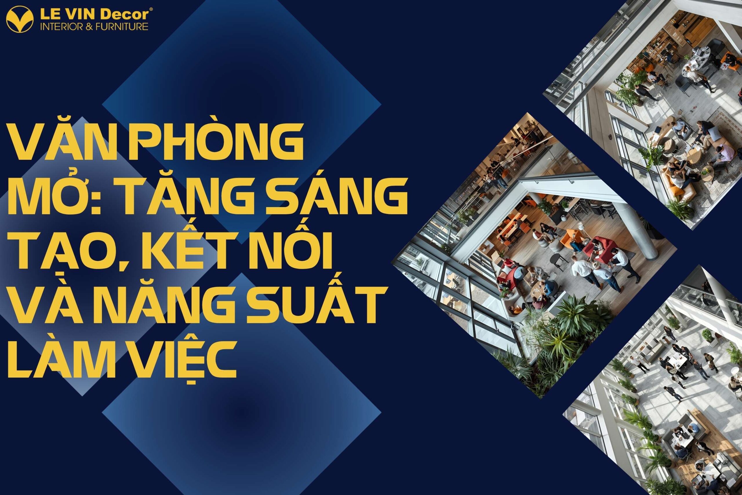Văn Phòng Mở: Giải Pháp Tối Ưu Cho Sáng Tạo, Gắn Kết Và Hiệu Suất Làm Việc