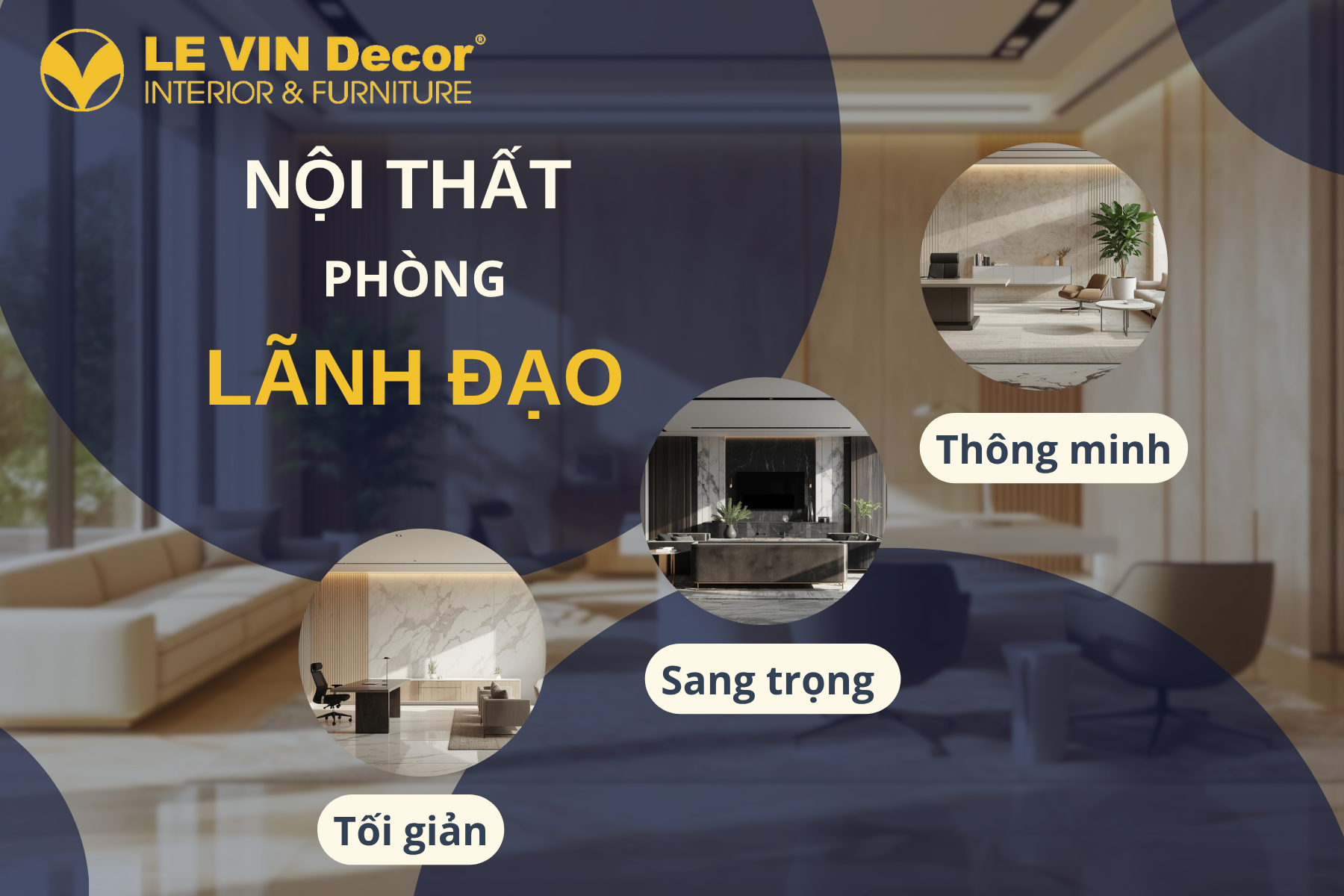 nội thất phòng lãnh đạo