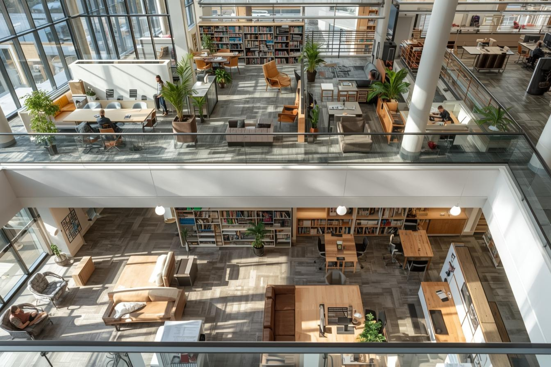 nhà văn phòng 2 tầng