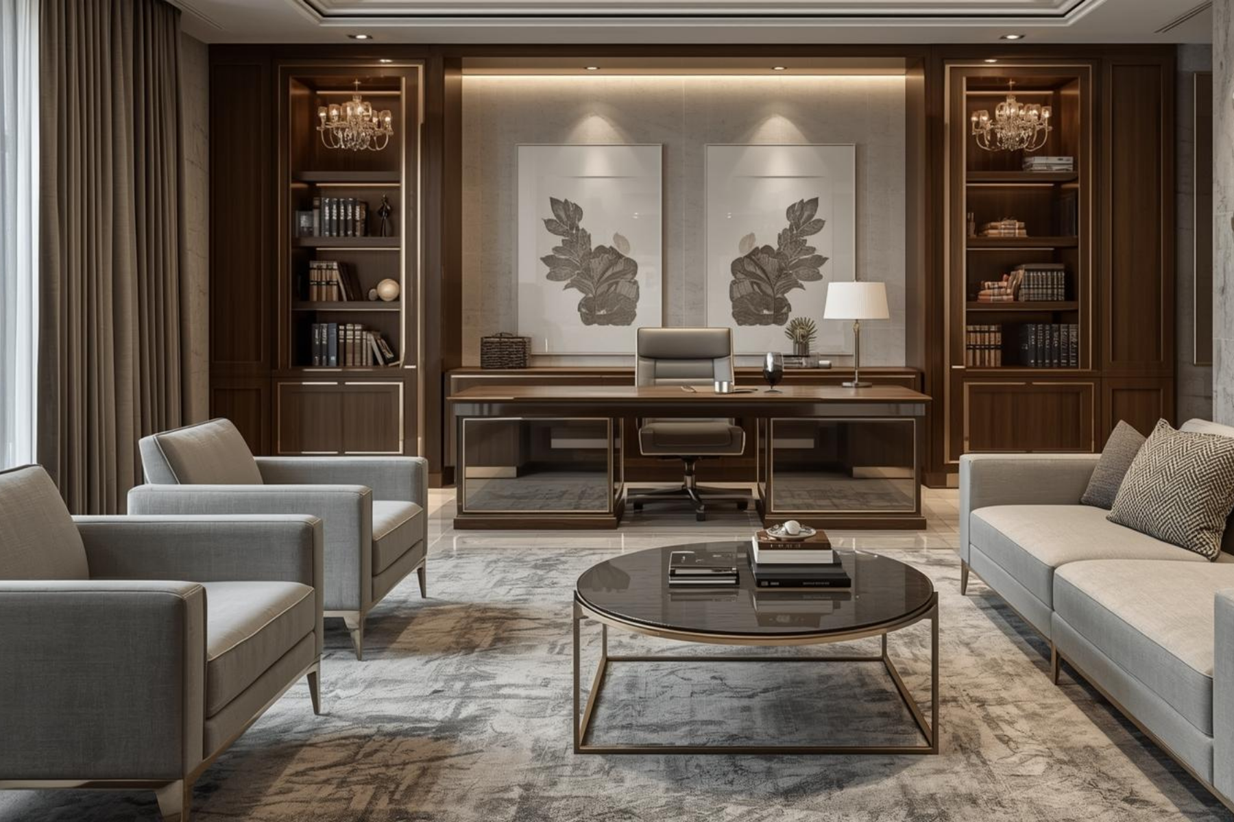 nội thất phòng lãnh đạo