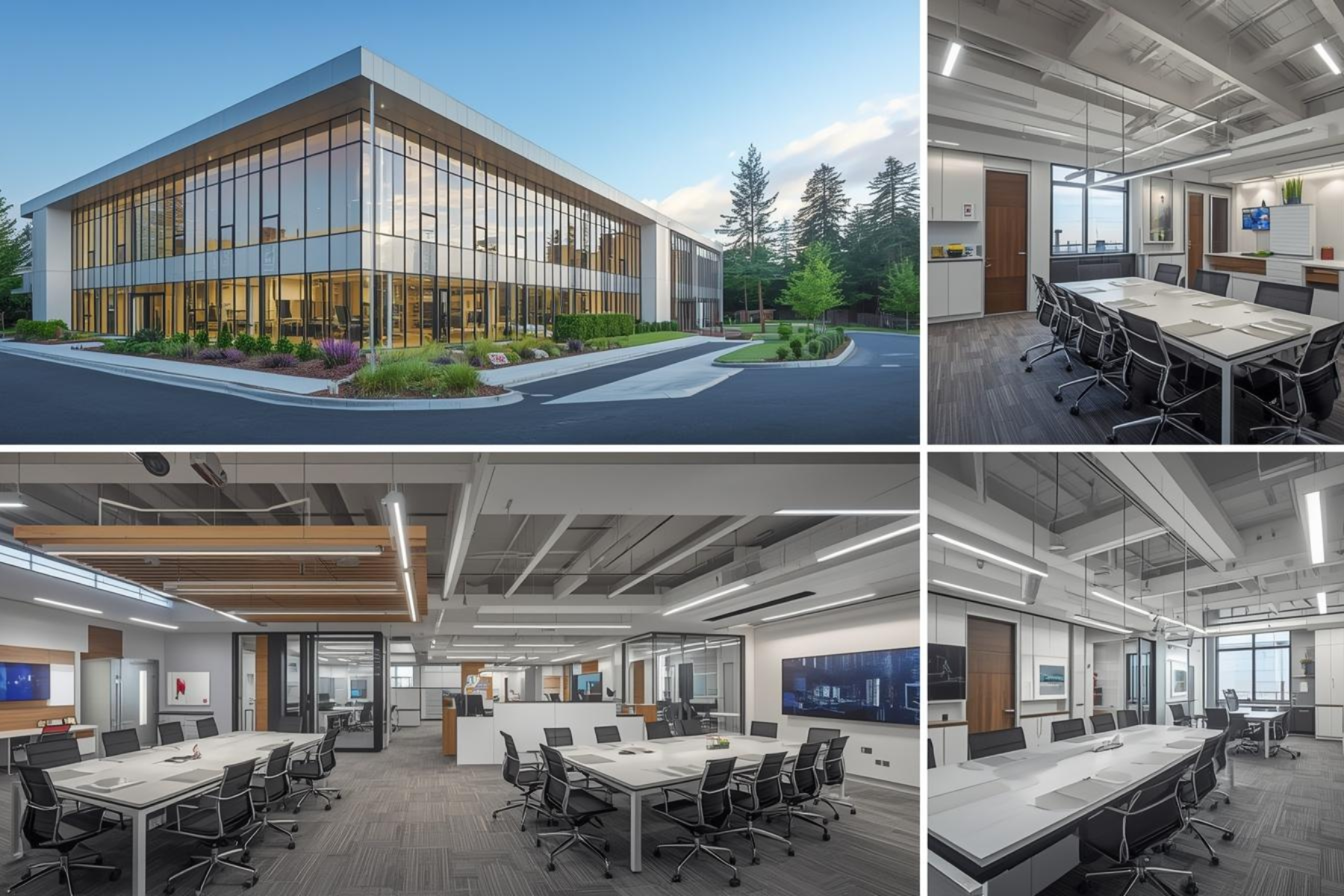 nhà văn phòng 2 tầng