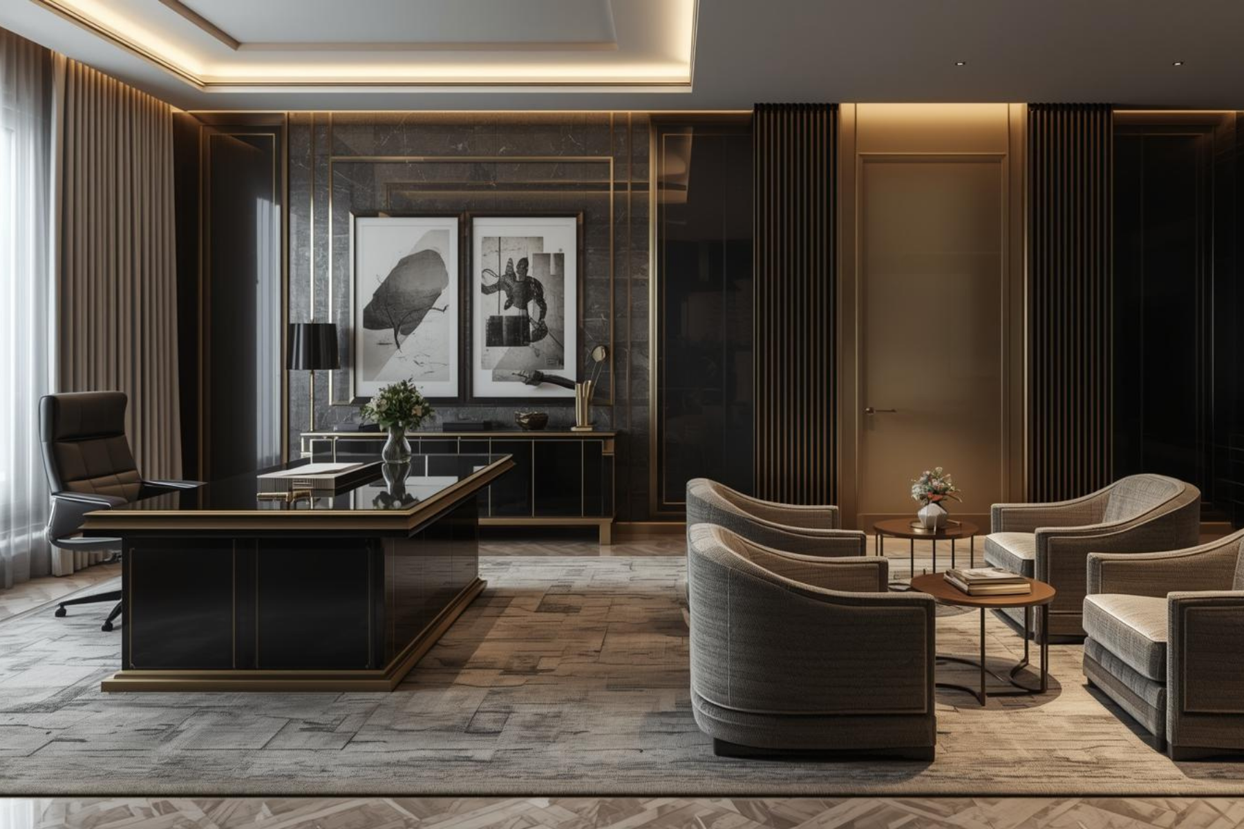 nội thất phòng lãnh đạo