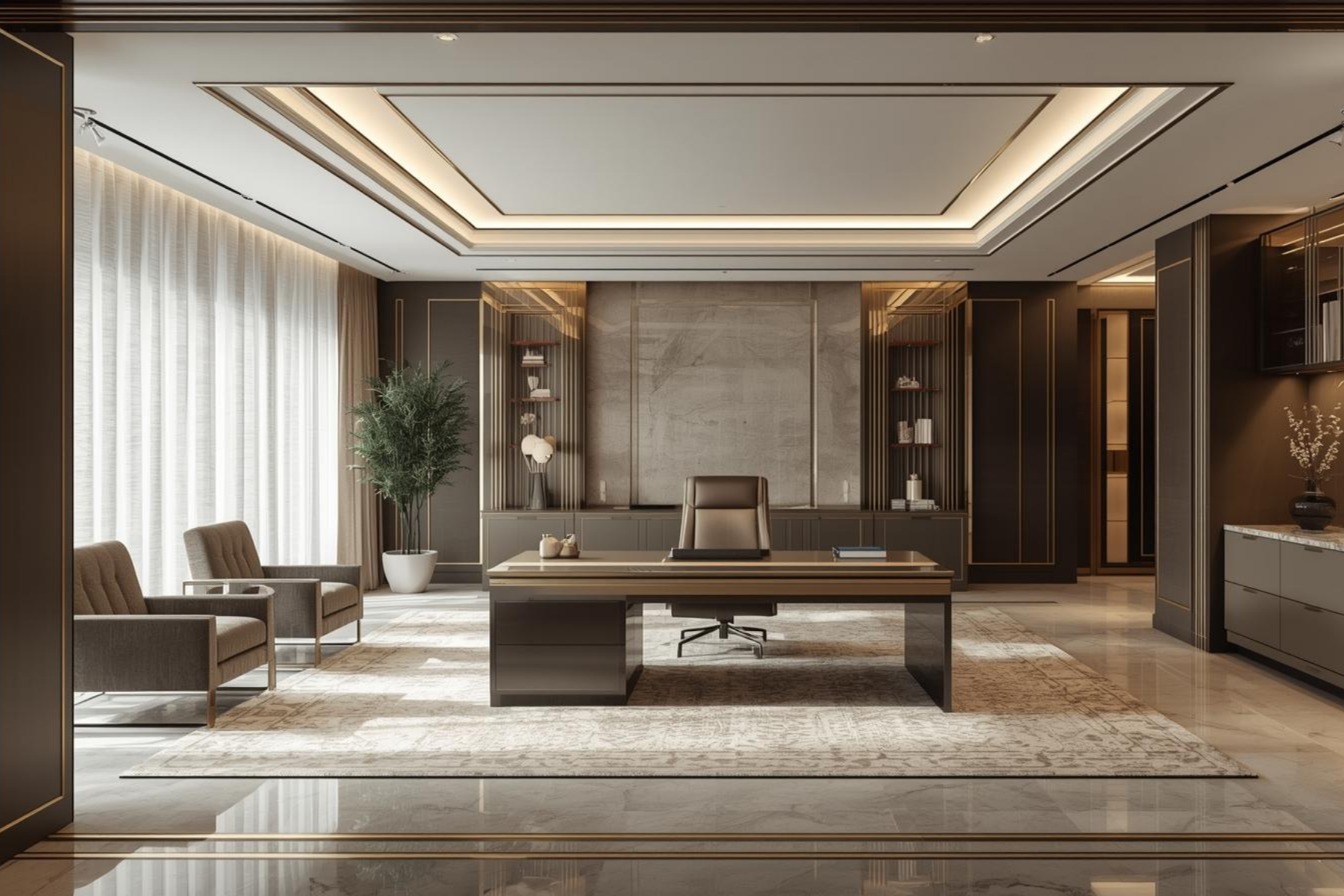 nội thất phòng lãnh đạo