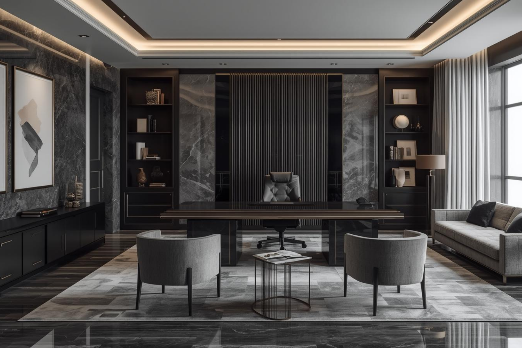 nội thất phòng lãnh đạo