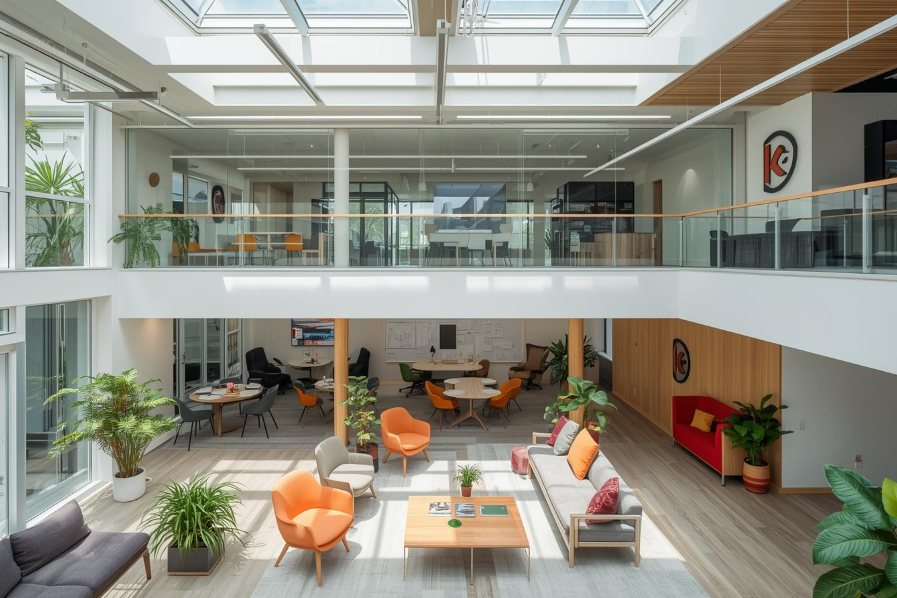 nhà văn phòng 2 tầng