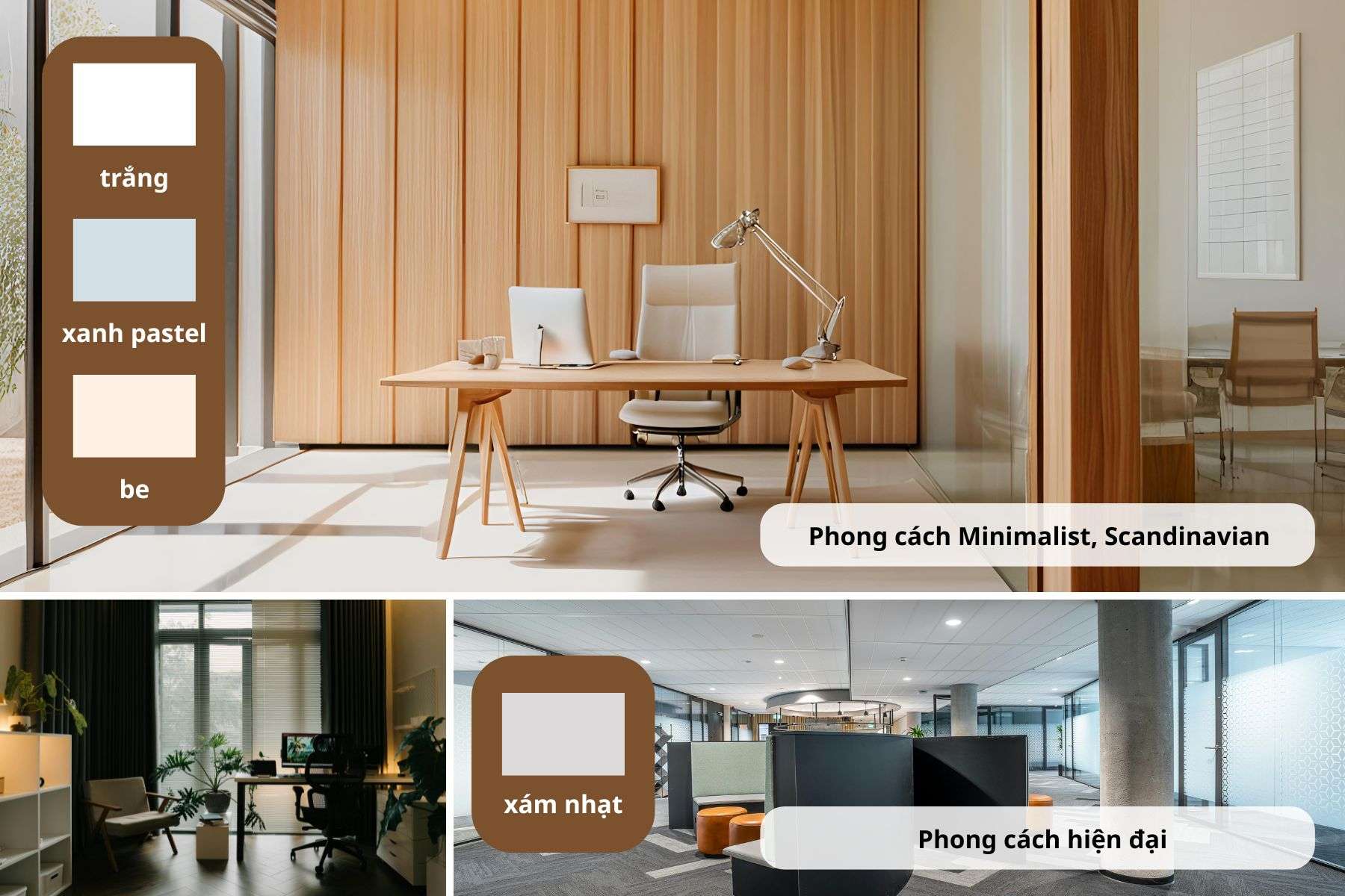 Lựa chọn màu sắc phù hợp giúp không gian rộng hơn