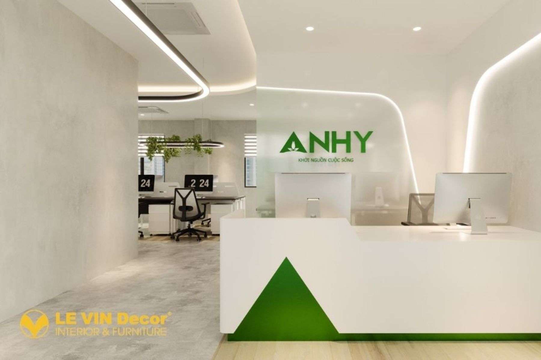 Mẫu backdrop tối giản sang trọng