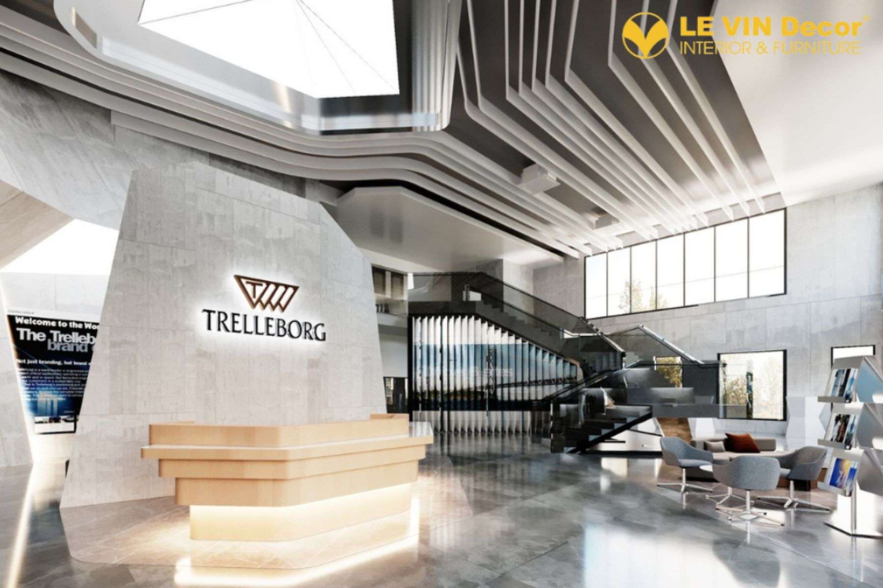 Mẫu backdrop metallic sang trọng 